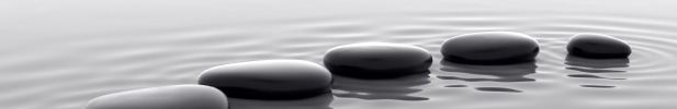 stones and water